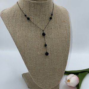 Vintage Lori Lori Crystal Drop Necklace.